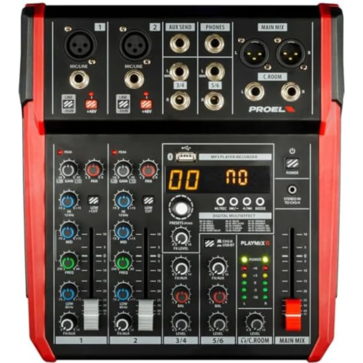 MIXER PROEL 6 CANALI - PLAYMIX6 – Bild 2