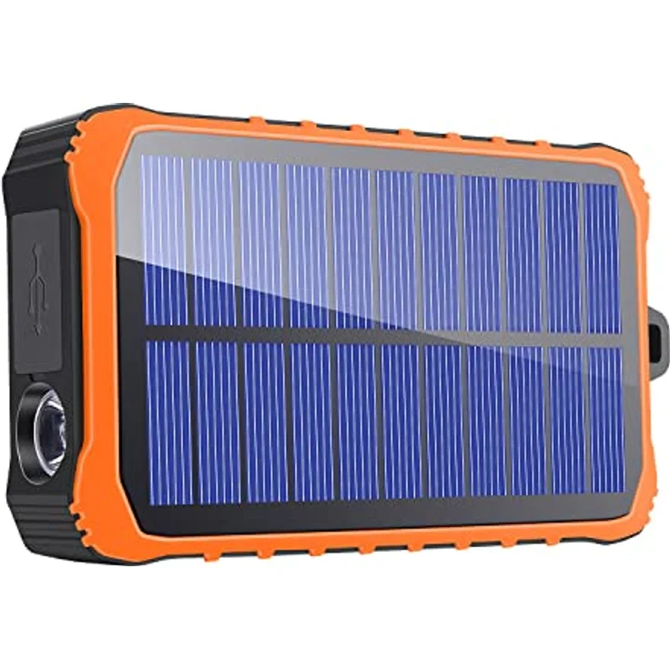 4smarts Prepper Solar Powerbank (12000 mAh, 10.50 W, 44.40 Wh), Schwarz – Bild 9