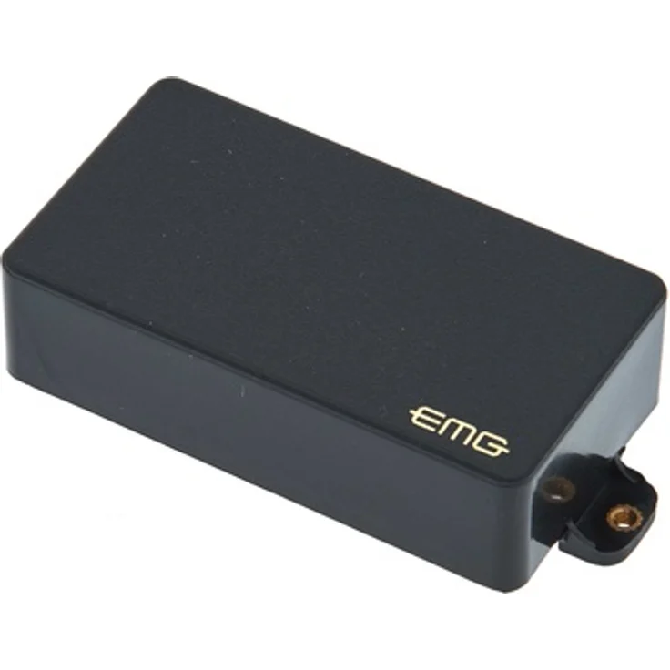 EMG H4A Black, Passiver Humbucker Tonabnehmer mit Vintage gewickelten Spulen, Alnico V Stabmagneten, Halsposition, Schwarz – Bild 1