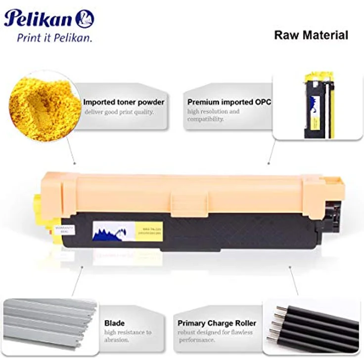 Pelikan Tonerpatrone kompatibel mit Brother TN245Y, yellow High Capacity, 2200 Seiten – Bild 7