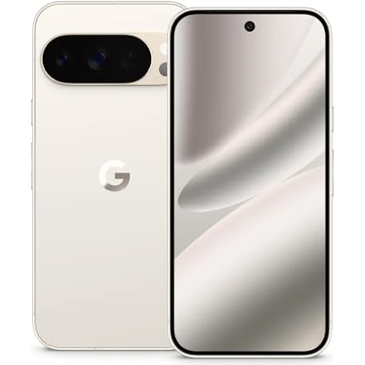 Google Pixel 10 Pro, Android-Smartphone 128GB, Gemini, Dreifach-Kamera, 6,3 Zoll Super Actua-Display, Porcelain, mehr als 24 Stunden Akkulaufzeit – Bild 1