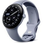 Google Pixel Watch 4 (45 mm), Android-Smartwatch mit Gesundheits- und Fitness-Tracking, Aluminiumgehäuse in Satin Moonstone, LTE