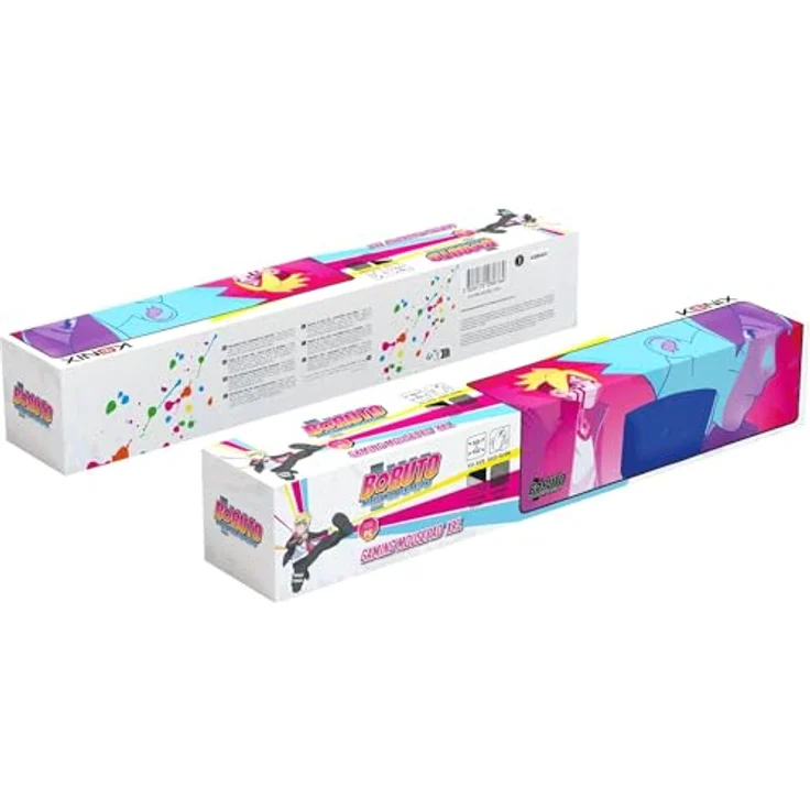 Konix Boruto (XXL), Mausmatte in Mehrfarbig, glatte Mikrofaserstruktur, anti-rutsch Unterfläche, 90 x 46 cm – Bild 9