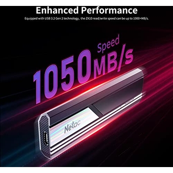Netac ZX10 2TB 外付けSSD 美品 Netac ZX10 2TB 外付けSSD 美品 Netac ポータブル SSD 2TB Type C用 最大