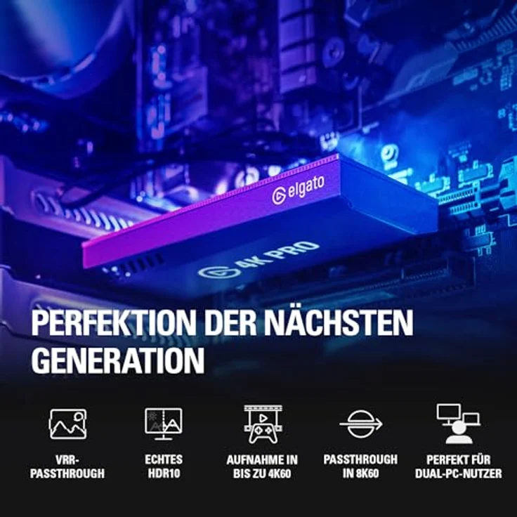 Elgato Streaming-Stick Game Capture 4K Pro, Passthrough in 8K60 und Aufnahme in 4K60 – Bild 2