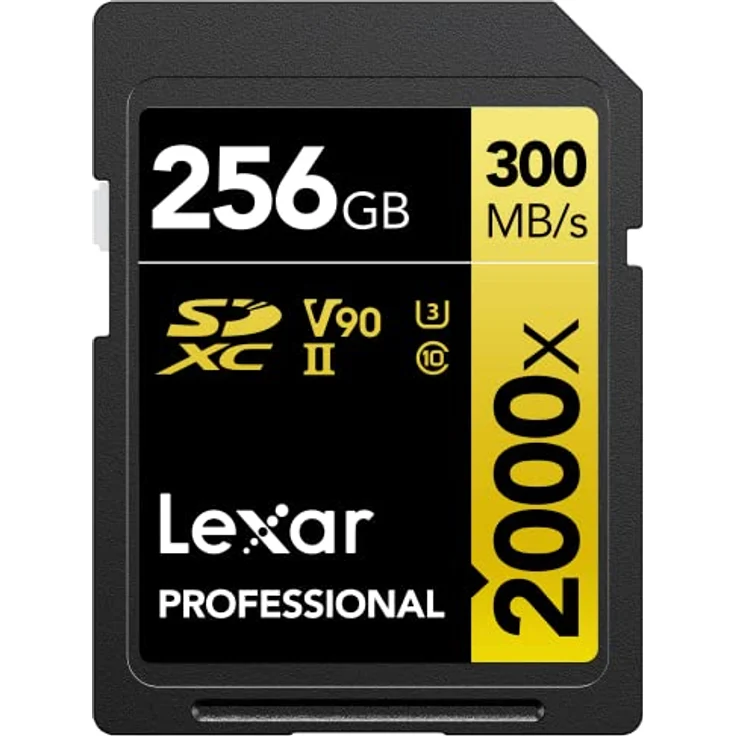 Lexar Professional Gold Series (SDXC, 256 GB, U3, UHS-II), Speicherkarte – Bild 2