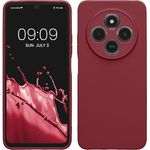 kwmobile Handyhülle kompatibel mit Xiaomi Poco C75 / Redmi 14C - Silikon Hülle in Bordeaux Violett, reißfest und rutschfest