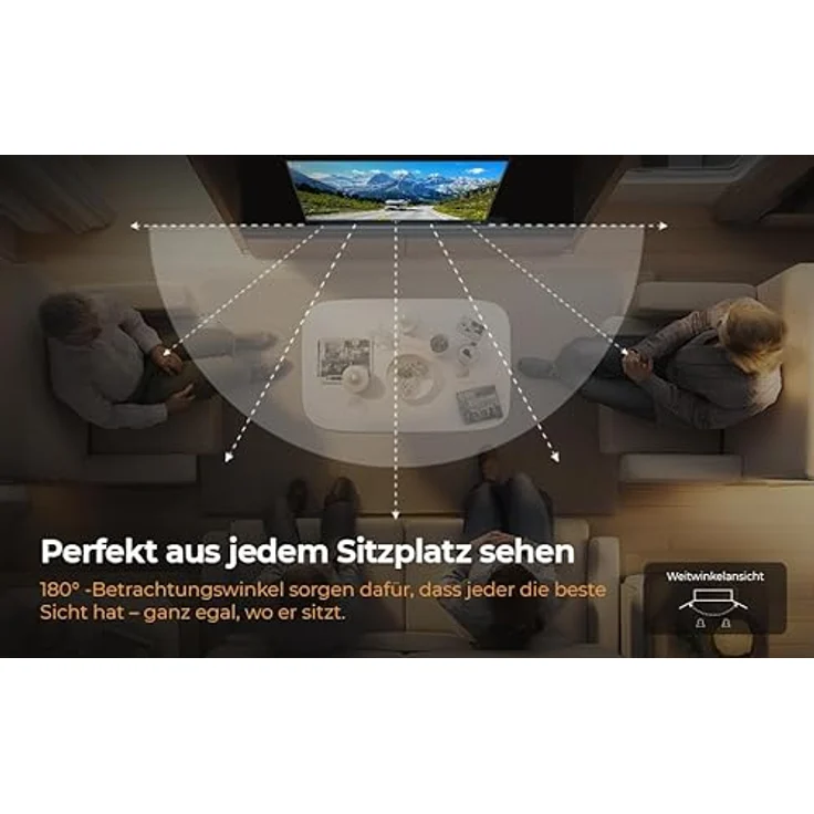 CELLO CTrav 22TZF, 22 Zoll Smart Camping LED TV mit DVD Player, Tizen OS, Triple Tuner, 12V/24V/230V Multispannung, Pitch Perfect Sound – Bild 8