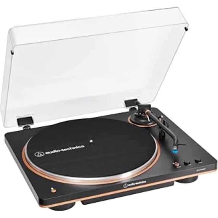 Audio-Technica AT-LP70XBT Vollautomatischer Plattenspieler, kabellos mit Bluetooth aptX, Black/Bronze – Bild 3