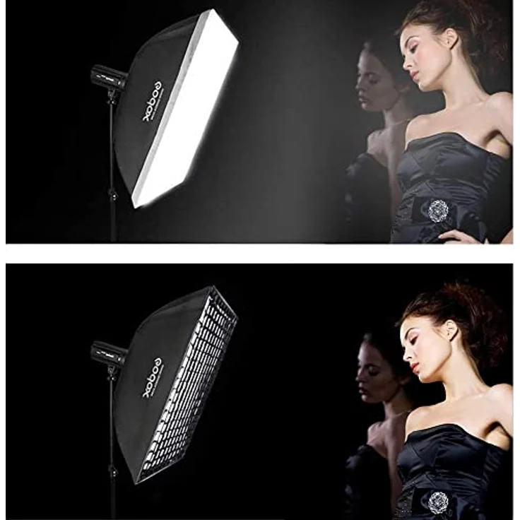 Godox Softbox + Grid - 60x90cm Bowens Mount – Bild 7