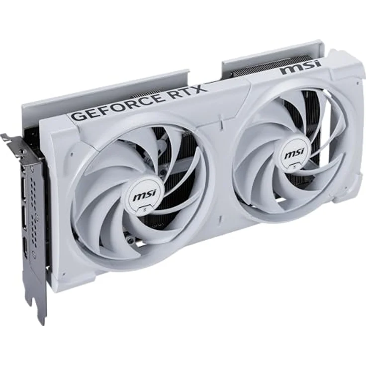 MSI Gaming RTX 5070 12G Ventus 2X OC White, Grafikkarte mit 12GB GDDR7, 192-Bit, 2557MHz, DisplayPort 2.1a x3, HDMI 2.1b, NVIDIA Blackwell Architecture – Bild 3