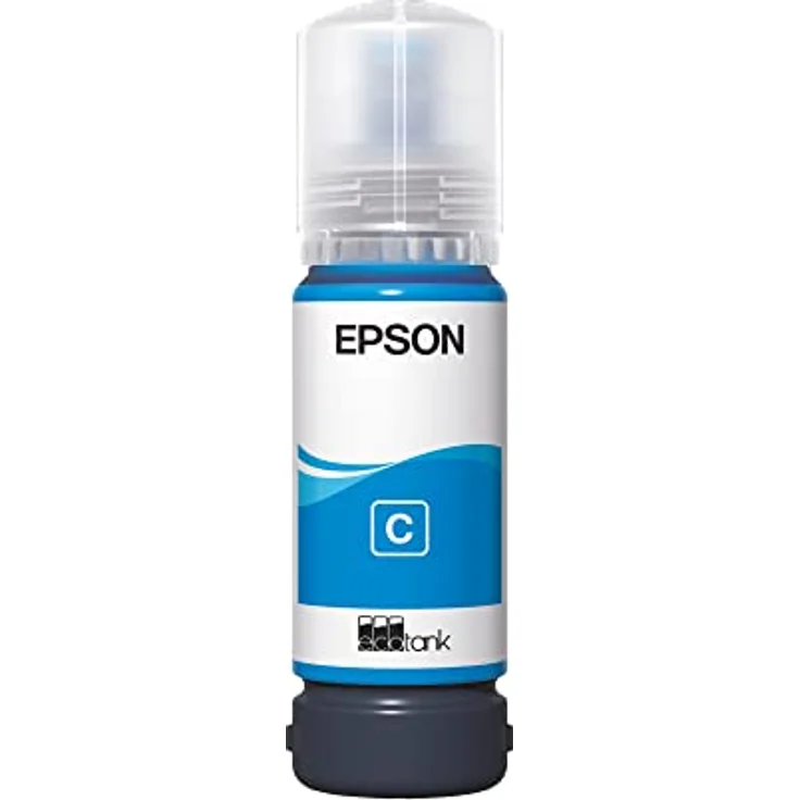Epson EcoTank 107, Cyan Tintenflasche, 70 ml Nachfülltinte für bis zu 7200 Seiten – Bild 2