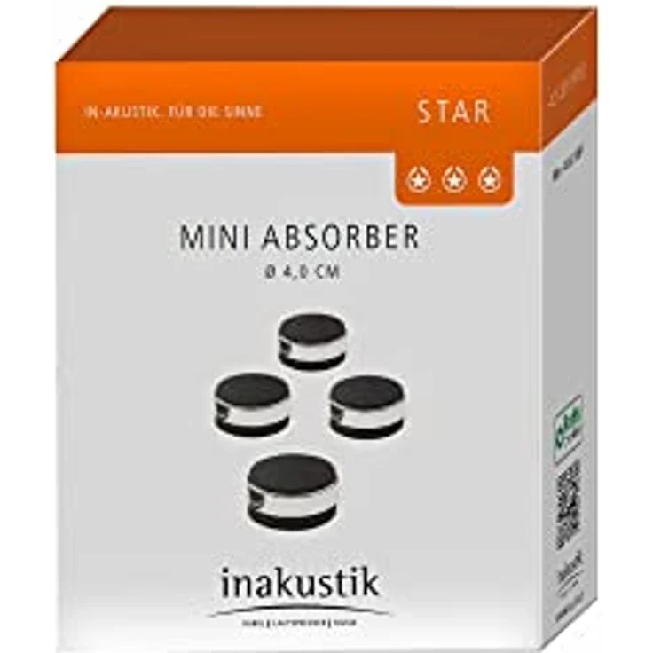 inakustik 008508 Star Mini Absorber Chrom Set 4 – Bild 3