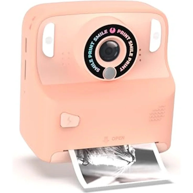 MOB – MOBILITY ON BOARD Pixiprint – Sofortbildkamera mit schnellem Rosendruck und Clip-on Strap, 12 Megapixel Auflösung – Bild 1