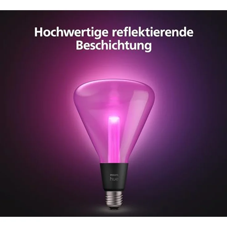 Philips Hue Lightguide smarte Lampe, Triangle Form, weißes und farbiges Licht, Bluetooth kompatibel, Sprachsteuerung mit Alexa, Apple Home und Google Assistant, Klar – Bild 2
