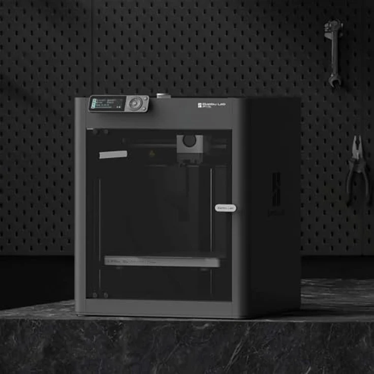 Bambu Lab P1S 3D-Drucker, Bivolt, geschlossener Körper, hochtemperaturfähig, bis zu 16 Farben, automatische Kalibrierung – Bild 5