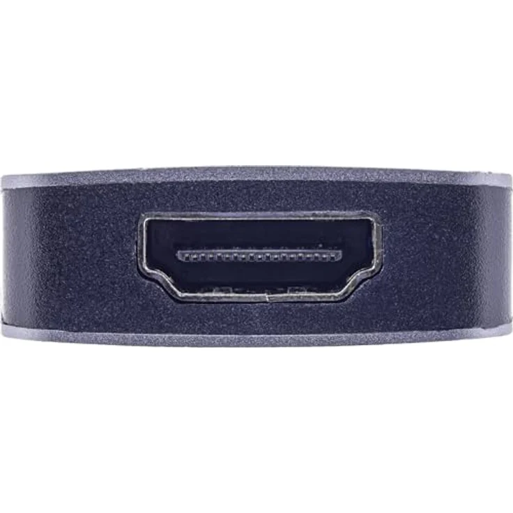 InLine Multifunktions-Hub 33271A, 3x USB-A 5 Gb/s, HDMI 4K 60 Hz, USB-C Power Delivery 100 W, kompatibel mit Windows, macOS, Linux, Aluminiumgehäuse – Bild 3