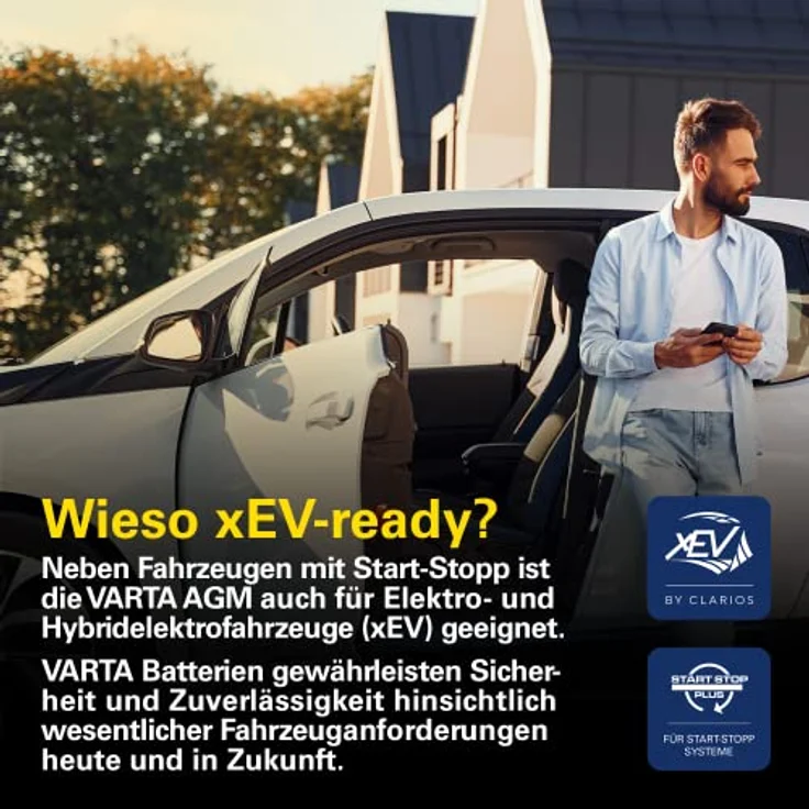 VARTA A5 Silver Dynamic AGM 12V 95Ah 850A Autobatterie für Start-Stop-Systeme, auslaufsicher und rüttelfest – Bild 3