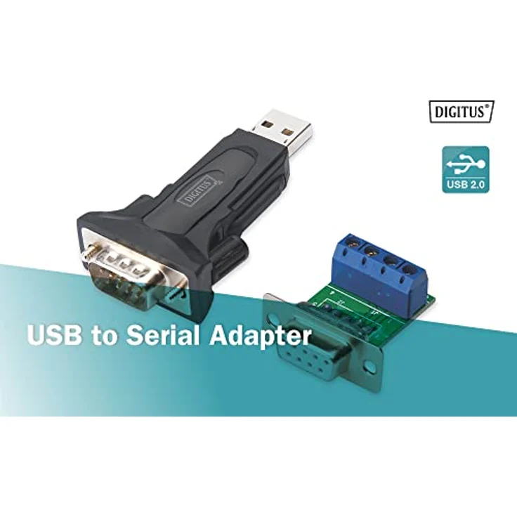 DIGITUS USB auf Seriell Adapter - RS485 Konverter - USB 2.0 Typ-A zu DSUB 9M - FTDI FT232RL Chipsatz - Inkl. 80 cm Kabel – Bild 5