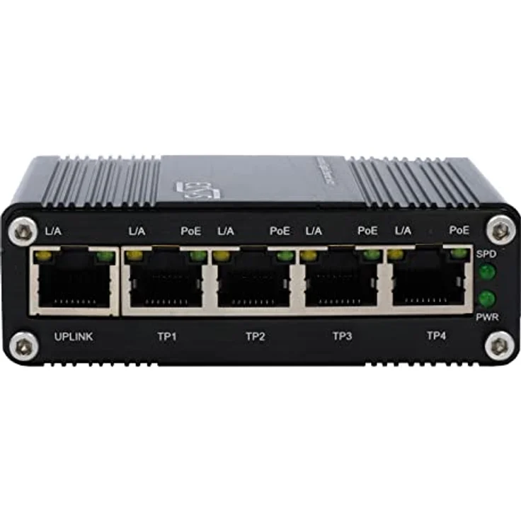 Exsys EX-62020PoE 5-Port PoE Industrie Ethernet Switch – Bild 2