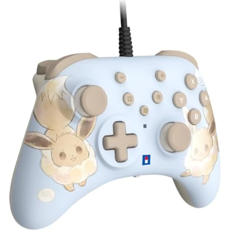 HORI Horipad-Evoli Cottage Core, Gaming Controller für Nintendo Switch, kabelgebunden, mehrfarbig, ergonomisch – Bild 3