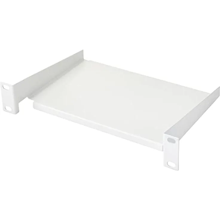 Renkforce RF-4746648 254 mm 10 Zoll Netzwerkschrank-Bodenblech - Schlankes Design, einfache Montage, Lichtgrau