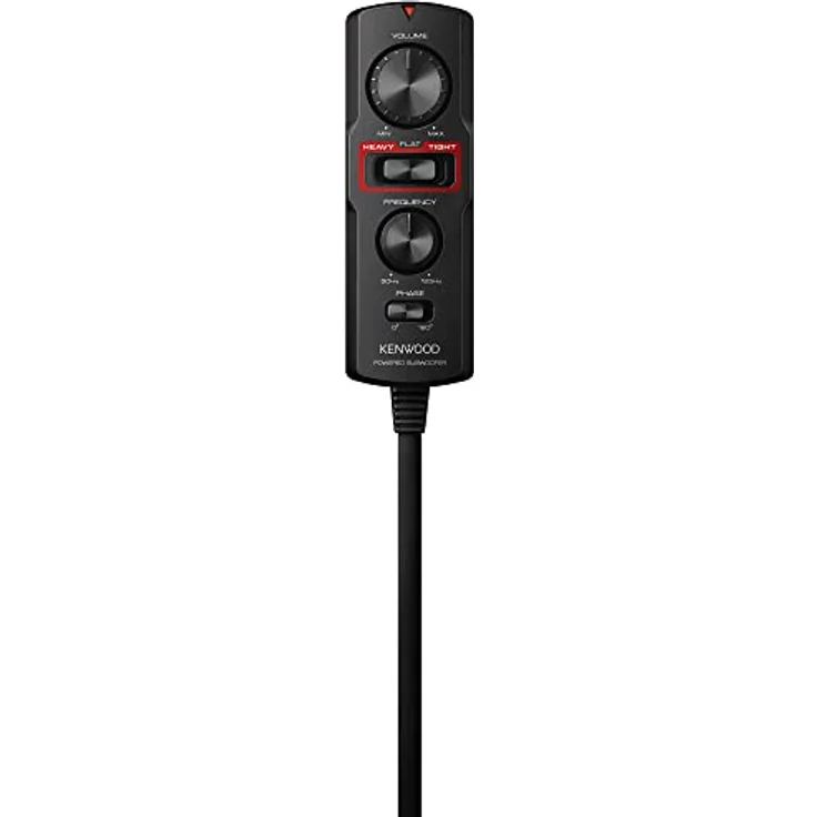 KENWOOD KSC-PSW7EQ, Aktiver Subwoofer mit 160 W Ausgangsleistung, Aluminium-Gehäuse, kompakt 280 mm x 220 mm x 70 mm – Bild 4