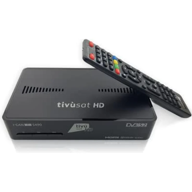 I-Can i-CAN S490 Satellite tivùsat Classic HD, Sat-Receiver mit HDMI, Parental Control und Media Player – Bild 1