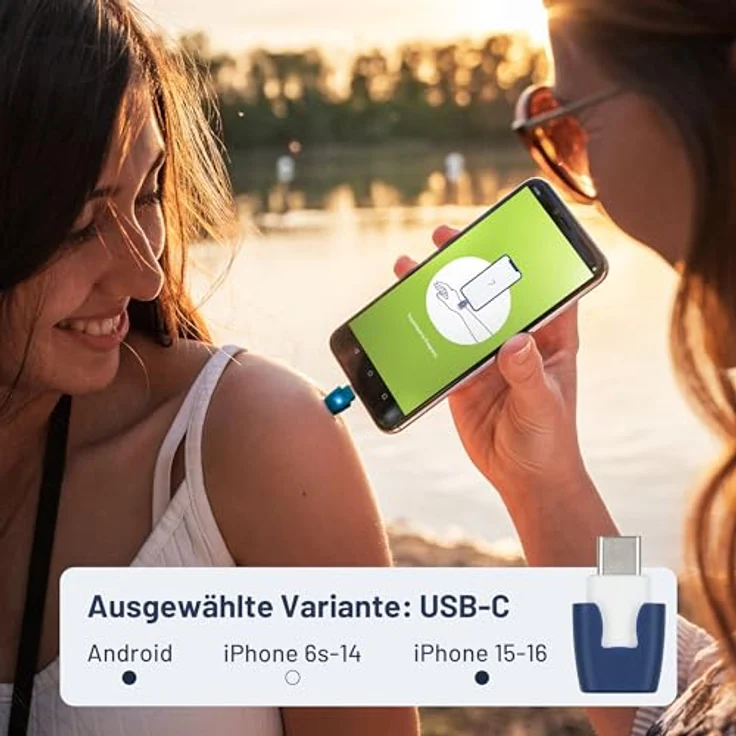 heat it Insektenstichheiler, chemiefreie Behandlung von Juckreiz & Schmerz mit konzentrierter Wärme, für Android & iPhone 15/16 (USB-C), mobil und made in Germany – Bild 2