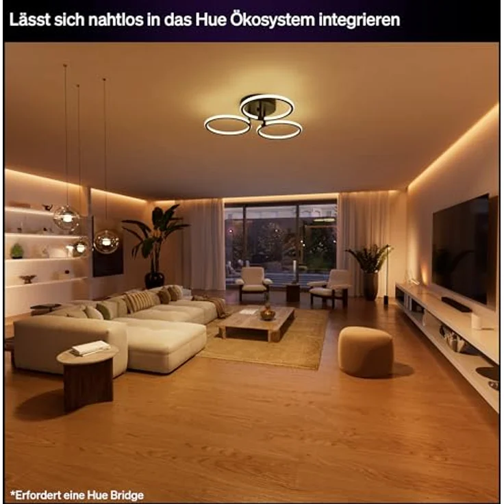 PHILIPS Hue Wandschaltermodul für nicht smarte Lampen, Ein/Aus, Netzbetrieb, 1 Kanal (6A / 1.760 W), App- & Sprachsteuerung, Weiß – Bild 9