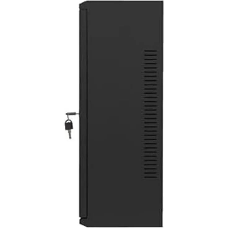 Lanberg SZAFA INSTALACYJNA RACK WISZĄCA 19 Zoll, 6U+3U, 540x200 mm, niskoprofilowa, schwarz, max. Tragfähigkeit 60 kg, abschließbar, IP20 – Bild 3