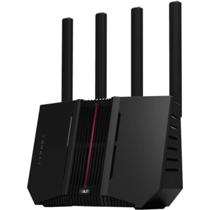 ASUS RT-BE92U BE9700 Tri-Band WiFi 7 Router (320MHz & 4096-QAM, Multi-Link-Betrieb, AI WAN-Erkennung, AiMesh-Unterstützung, abonnementfreie Netzwerksicherheit, VPN, Smart Home)