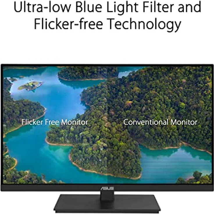 ASUS Business VA27ECPSN - 27 Zoll Full HD Monitor - 16:9 IPS Panel, 1920x1080, 75 Hz, Rahmenlos, ergonomisch - RJ45, DisplayPort, HDMI, USB-C mit 65W, USB-Hub – Bild 4