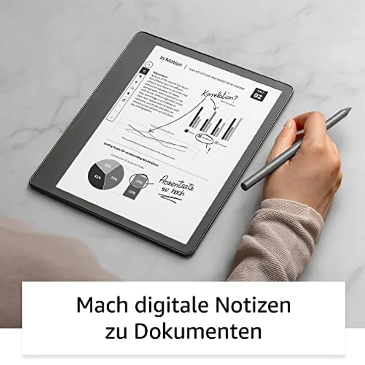 Kindle Scribe 64GB – Paperwhite-Bildschirm (10,2 Zoll, 300 ppi), Premium-Eingabestift – Bild 4