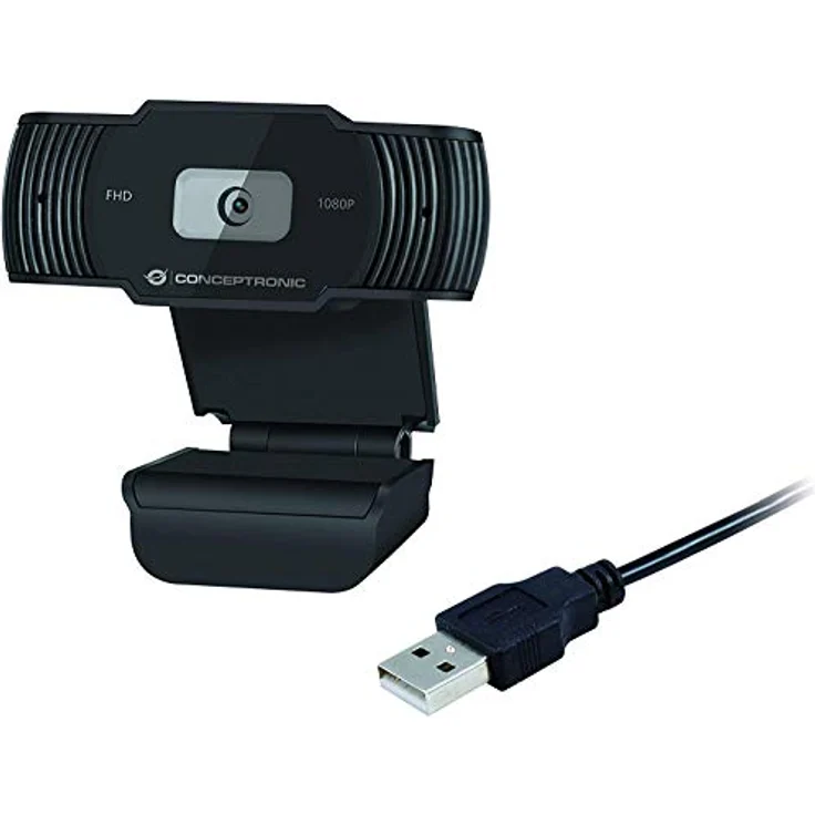 Conceptronic AMDIS04 Webcam AMDIS 1080P Full HD Webcam+Microphone – Bild 3
