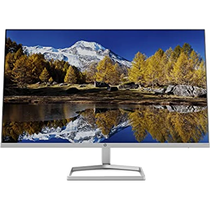 HP M27fq Monitor - 27 Zoll Bildschirm, QHD Display, 75Hz, 5ms Reaktionszeit, VGA, 2xHDMI, Displayport, silber/schwarz – Bild 1