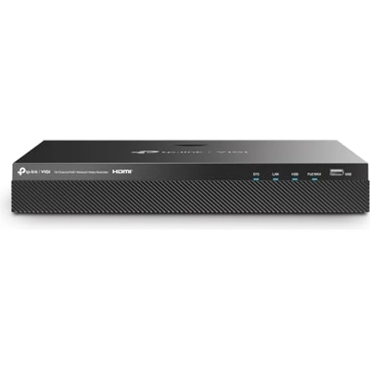 TP-Link VIGI NVR V1, 16-Kanal PoE+ Netzwerkrecorder mit 8 MP Auflösung und Zwei-Wege-Audio – Bild 1