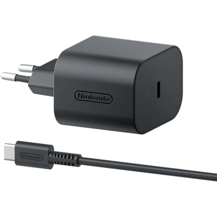 Nintendo Switch 2-Netzteil, Energieversorgung für Konsolen, Schwarz – Bild 2