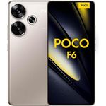 Xiaomi Poco F6 12 GB + 512 GB Smartphone Snapdragon® 8s Gen 3, Flow AMOLED Display 120 Hz, 5000 mAh Akku 90 W Turbo Charging, Gold