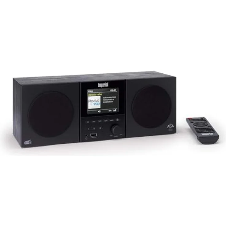 Imperial DABMAN-220BK DAB+/FM Stereo Radio, Bluetooth 5.3, 60 Speicherplätze, mit Fernbedienung, Holzgehäuse, schwarz – Bild 5