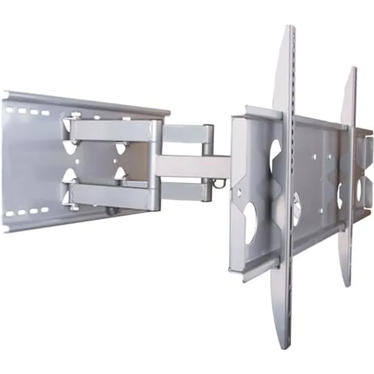 NEG Profi VESA Universal TV-Wandhalterung Extender 5015 Big Screen (Silber) - Schwenk-, neig- und ausziehbar, Full Motion