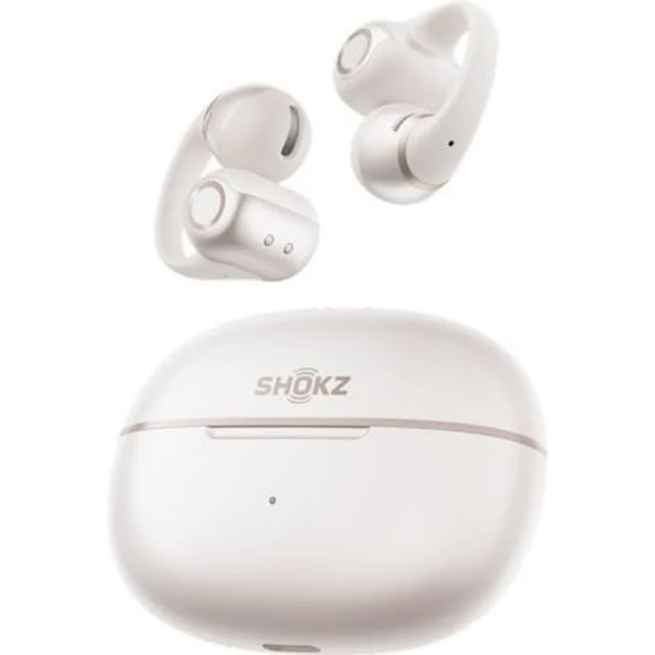 SHOKZ OpenDots 2, Open-Ear Kopfhörer mit Bluetooth 6.1, Bassphere™ 2.0, Pearl White – Bild 2