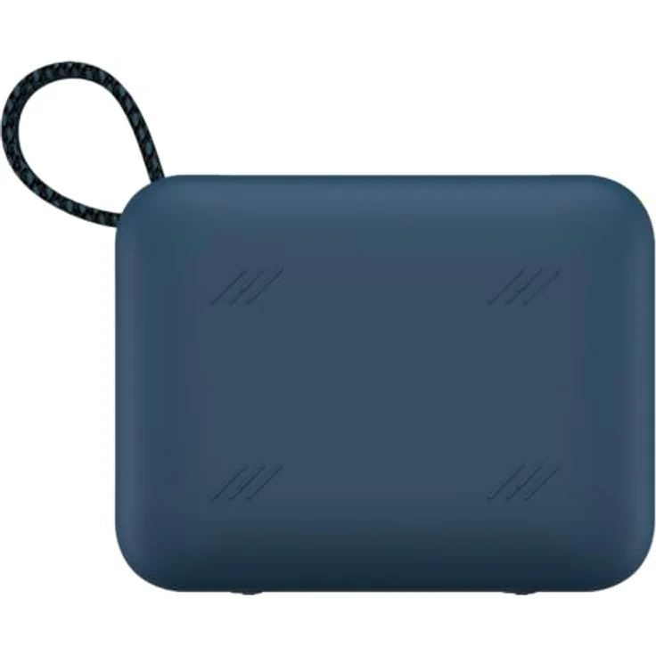 Kenwood AS-60BT-A, Tragbarer Bluetooth Mono-Lautsprecher, wasserdicht, 5 W, blau, bis zu 8,5 Stunden Akkulaufzeit – Bild 4