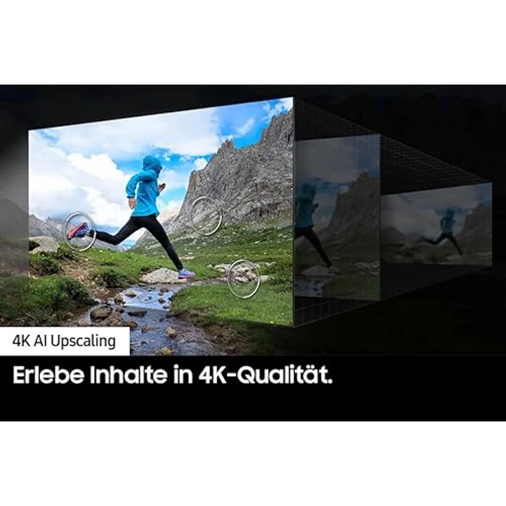 Samsung QLED 4K GQ55Q70D Fernseher 55 Zoll, Samsung TV mit Quantum Prozessor Lite 4K, 4K AI Upscaling, Samsung Tizen OS, Motion Xcelerator 120 Hz, Smart TV, GQ55Q70DATXZG, Deutsches Modell [2024] – Bild 5