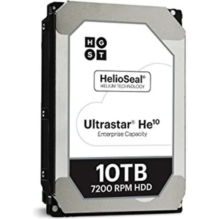 HGST Ultrastar He10 HUH721010ALE600, 10TB SATA 6 Gbit/s 7,2K RPM 256MB 3,5 Zoll ISE Festplatte