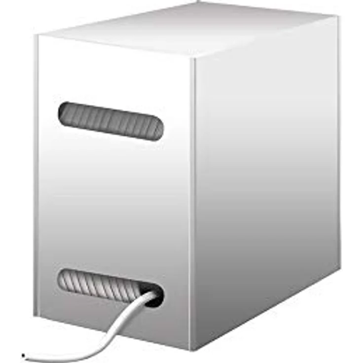 Goobay 95708 CAT 5e Netzwerkkabel, SF/UTP, Grau, 305 m, CCA Kupfergemisch, AWG 24/1 (solid), PVC, für SOHO Anwendungen – Bild 2
