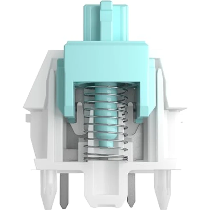 Glorious Lynx Standard Switches, mechanisch, 5-Pin, linear, MX-Stem, 40g - lubed, 36 Stück, schwarz. – Bild 3