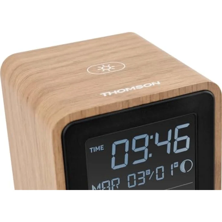 Thomson Bluetooth Lautsprecher und Wetterstation, kompakt, schwarz – Bild 7