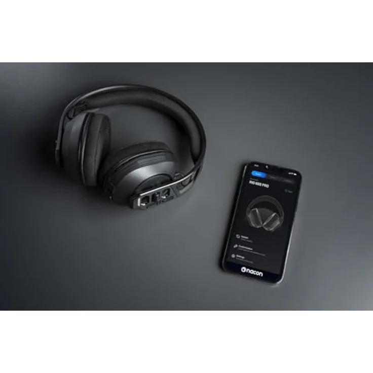 Nacon Gaming RIG 600 PRO HX, kabelloses Gaming-Headset mit Dual-Mode-Wireless und niedriger Latenz, Schwarz – Bild 3