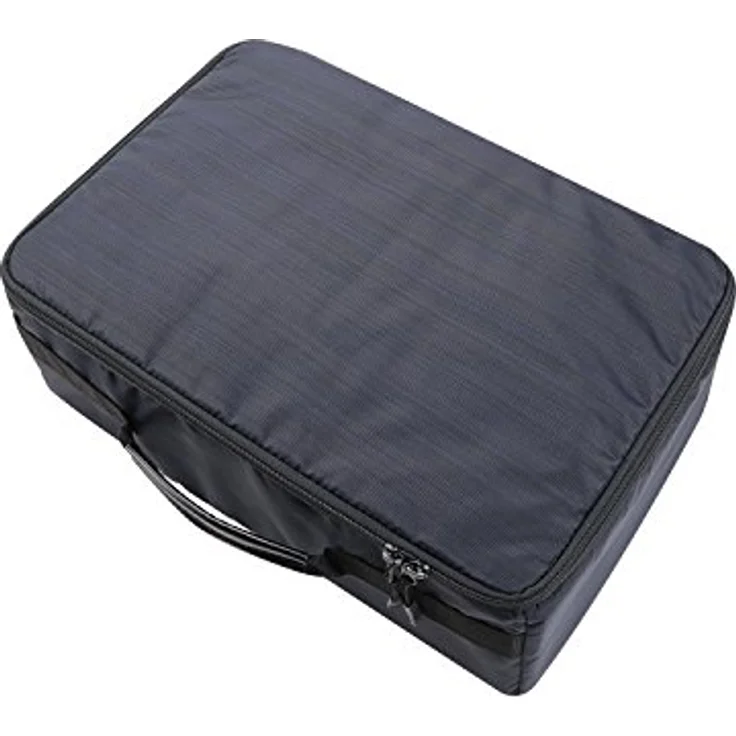 HMF 18442-02 Kameratasche, Kamerakoffer mit individuellen Trennwänden, gepolstert, für Spiegelreflexkameras, schwarz, 44 x 28 x 18 cm – Bild 3